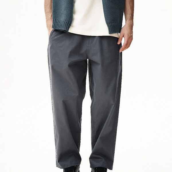 Брюки THE BAD FRIENDS Chino oversize пичсофт серый