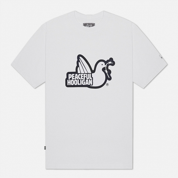 Футболка PEACEFUL HOOLIGAN Outline WHITE