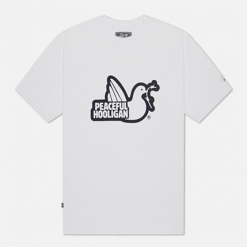 Футболка PEACEFUL HOOLIGAN Outline WHITE