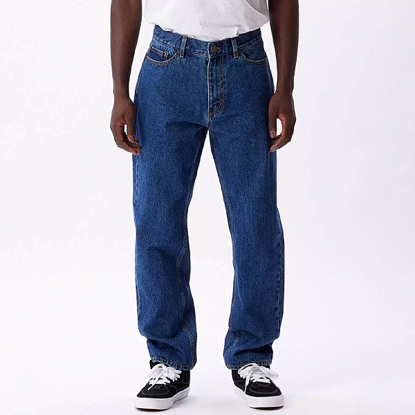 Джинсы OBEY (Regular) BENDER DENIM STONEWASH INDIGO