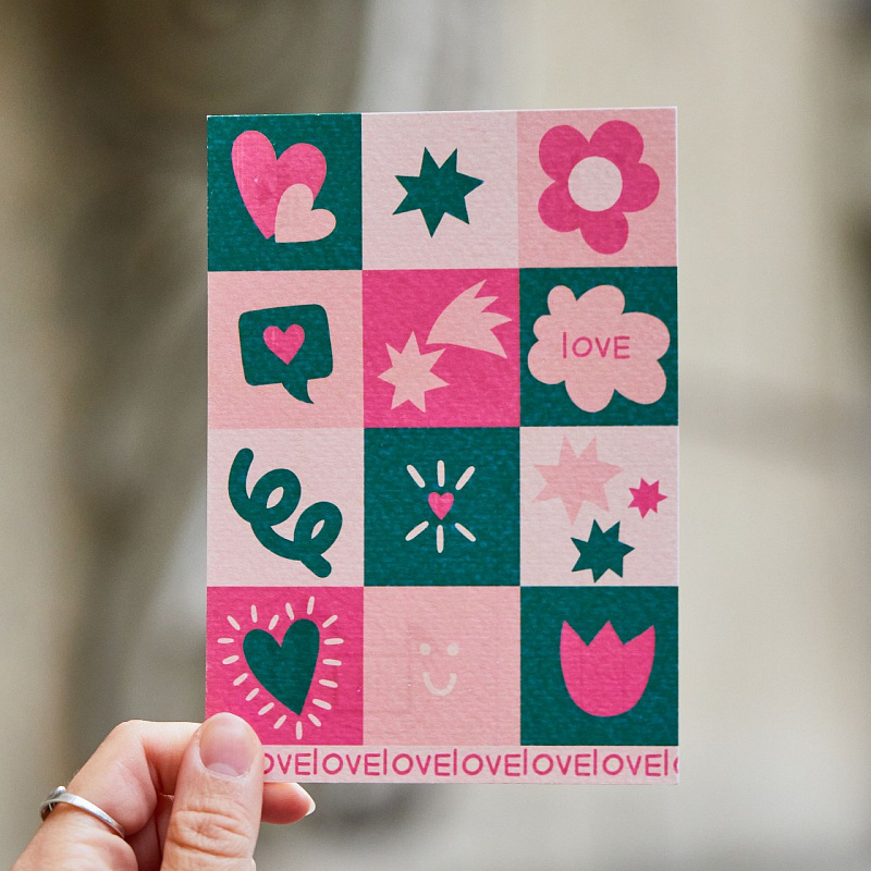 Открытка ST.FRIDAY Чувственный пэчворк