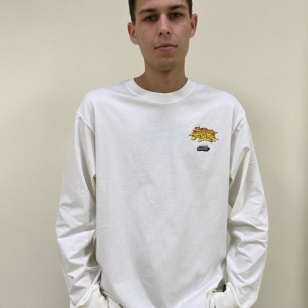 Лонгслив LI-NING L/S Tee Men's jumper milk white молочный белый