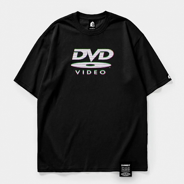 Футболка SHMOT "DVD", MONO черный