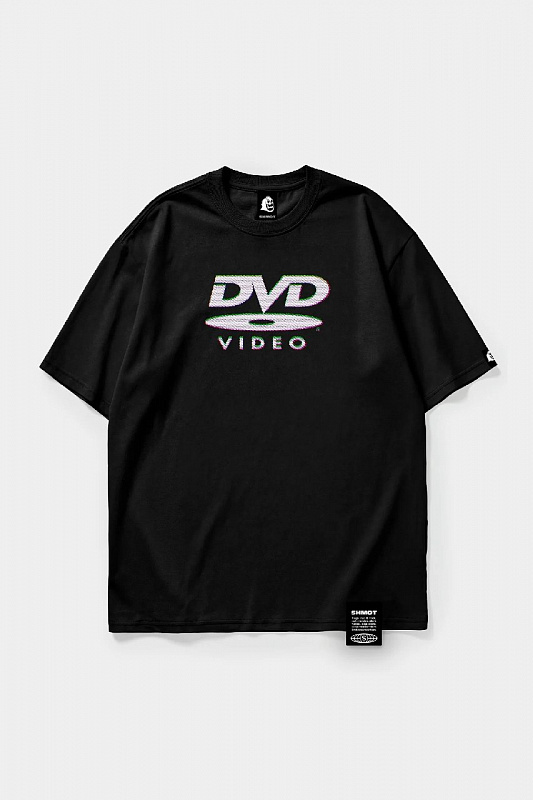 Футболка SHMOT "DVD", MONO черный