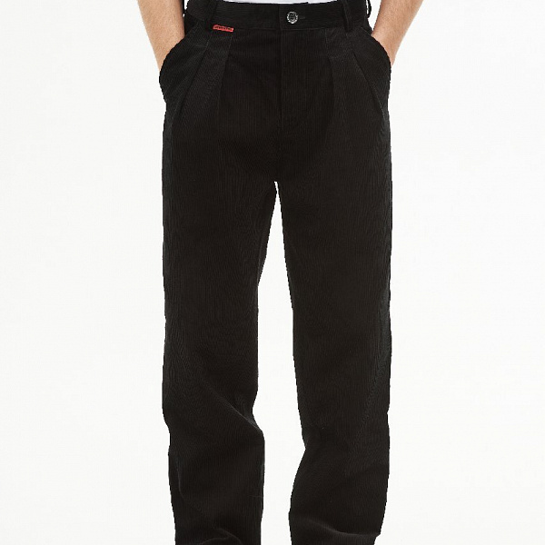 Брюки THE BAD FRIENDS Chino pants вельвет черный