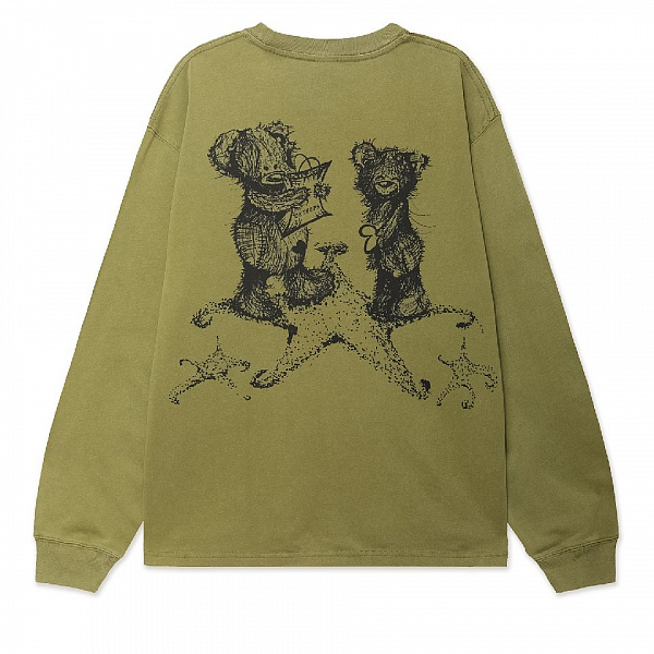 Лонгслив ОКТЯБРЬ TEDDY LS TEE MOSS