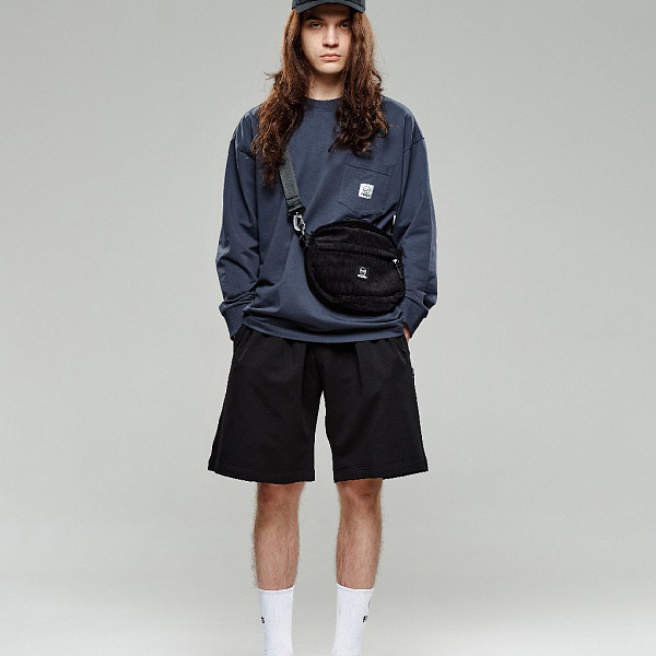 Шорты THE BAD FRIENDS Basic 250гр oversize черный