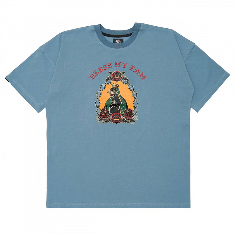 Футболка STEAL CHILL "Пантера" голубой