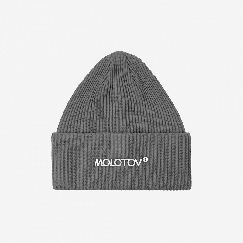 Шапка MOLOTOV Classic AW'24 Grey Серый