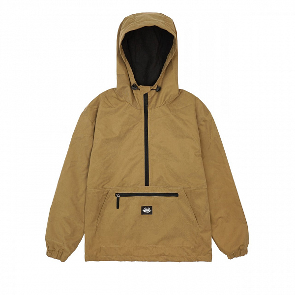 Анорак HOOK "Лого" Флис горчичный