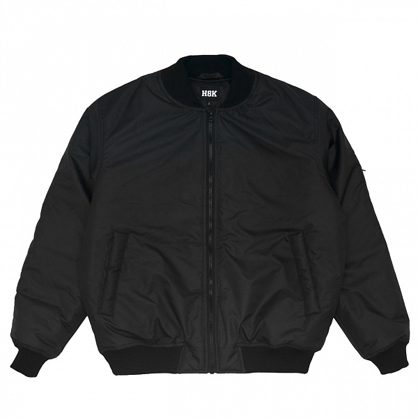 Бомбер HOOK "Лого25" черный