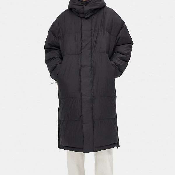 Пуховик мужской SHU оверсайз чёрный