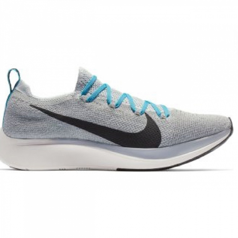 Спортивная обувь m Nike Zoom Fly Flyknit wolf grey/black-blue fury-phantom