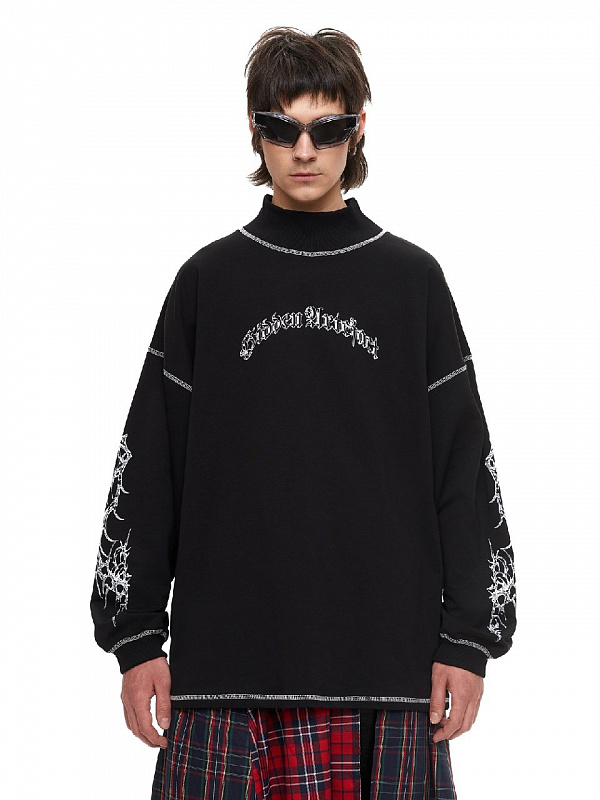 Лонгслив ARTEFACT HIDDEN оверсайз Dunge Черный