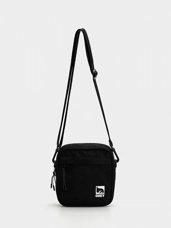 Сумка через плечо OBEY HALF EYE CROSSBODY BAG BLACK