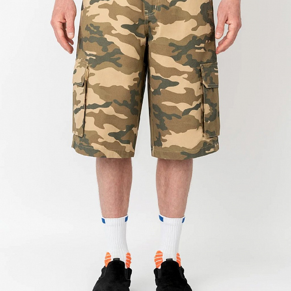 Шорты Postaments Cargos Shorts Camo Камуфляж