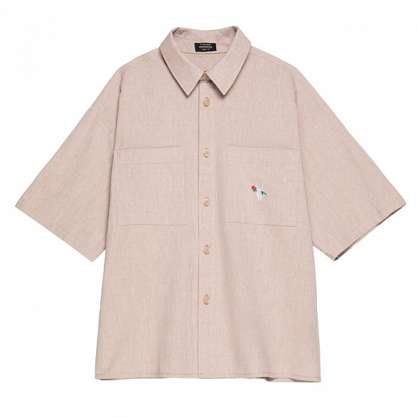 Рубашка MEDOOZA "Horns" бежевый