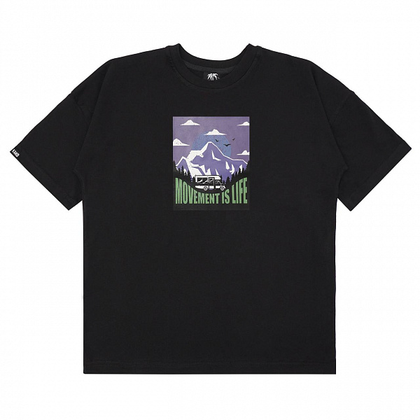 Футболка STEAL CHILL "Горы" черный