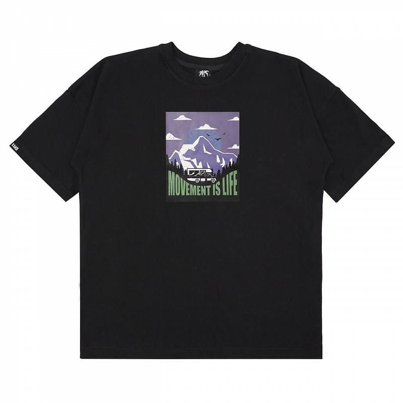 Футболка STEAL CHILL "Горы" черный