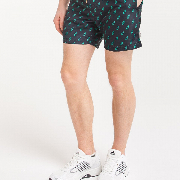 Шорты ЗАПОРОЖЕЦ плавательные OGURCHIK AOP BLACK черный