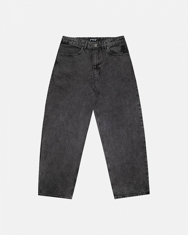 Джинсы ISSAYA Loose Fit Heavyweight Black ice Wash