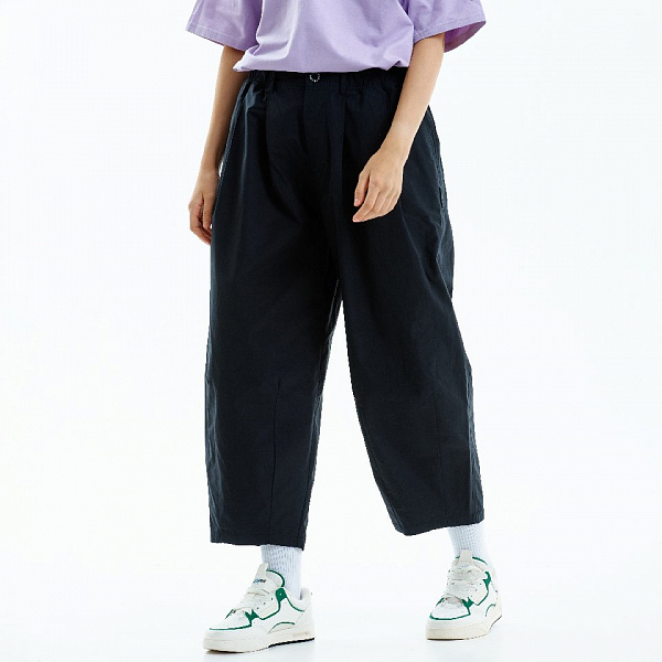 Брюки THE BAD FRIENDS Shibuya pants хлопок черный