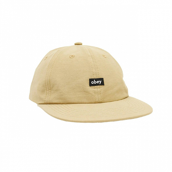 Кепка OBEY LOWER CASE TECH 6 PANEL STRAPBACK BRONZE