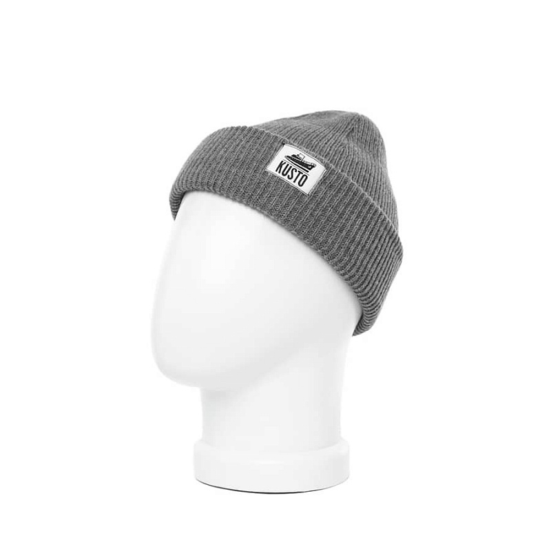 Шапка KUSTO "Short" Серый Меланж | Dark Grey