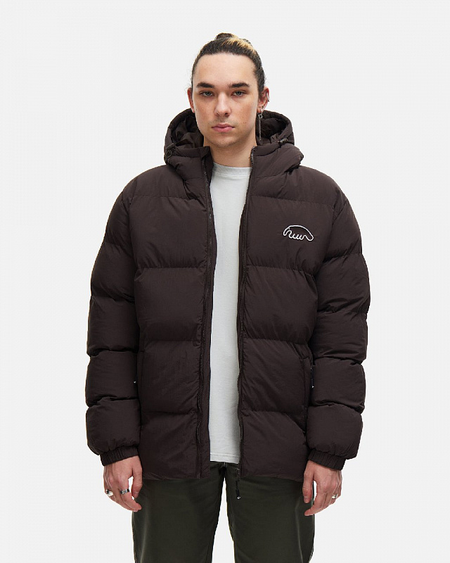Куртка ANTEATER Downjacket-HoodedCrispy-Brown