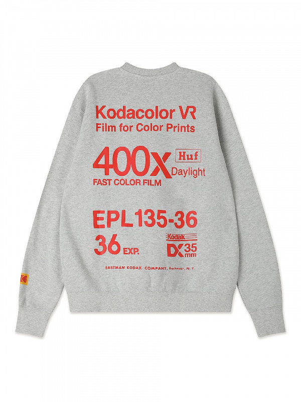 Свитшот HUF GOLDEN HOUR CREWNECK ASH