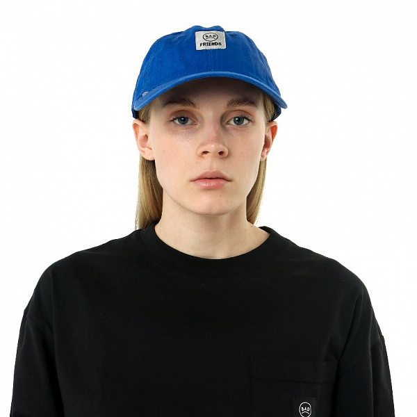 Кепка THE BAD FRIENDS Dad Cap Washed Cotton синий