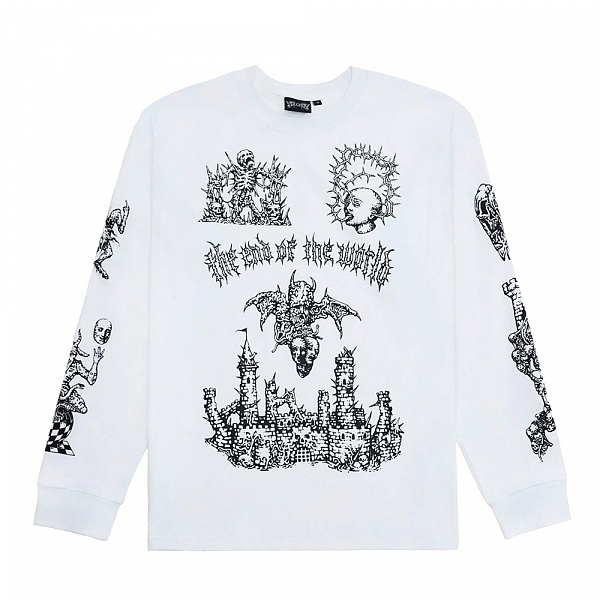 Лонгслив ВОЛЧОК «KAPLYA» белый