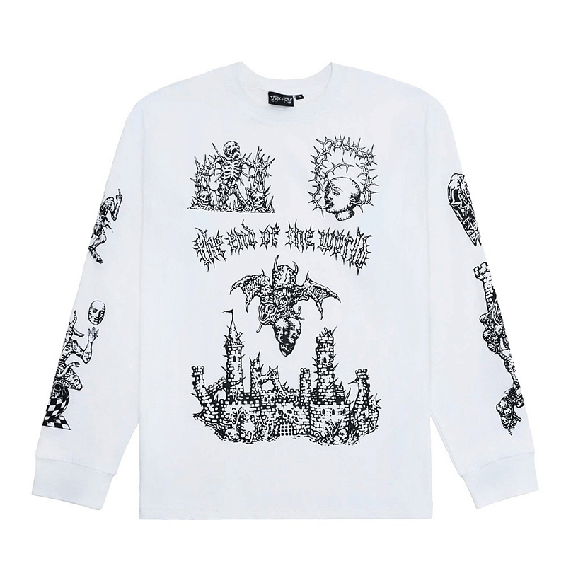 Лонгслив ВОЛЧОК «KAPLYA» белый