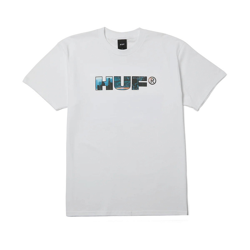Футболка HUF FLIGHT PATH SS TEE WHITE