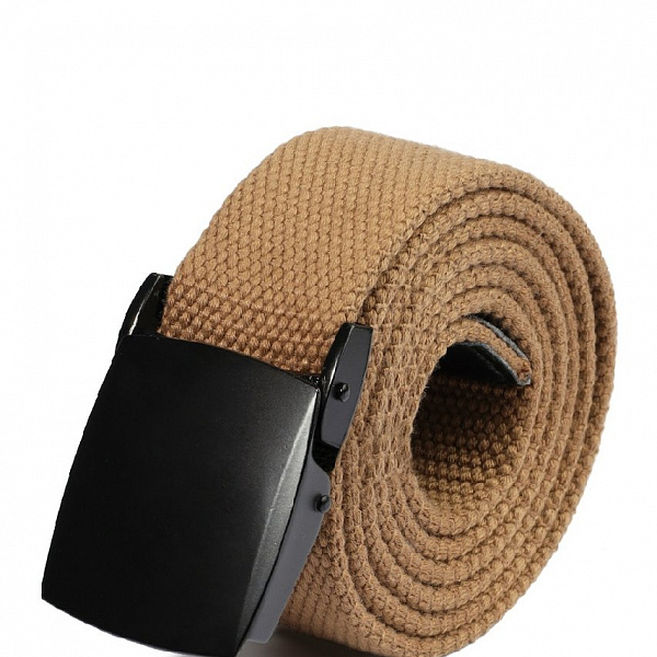 Ремень Street Soul R25-23 Пряжка с усечёнными кромками тёмный хаки