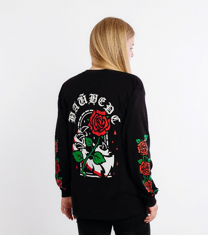 Свитшот NINERS «Розы» черный