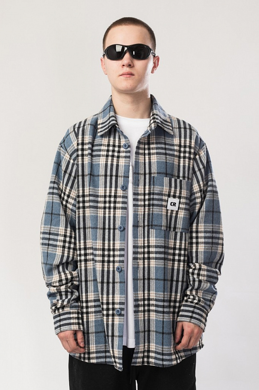 Рубашка CODERED Harbor Голубой/Белый/Черный/Бежевый