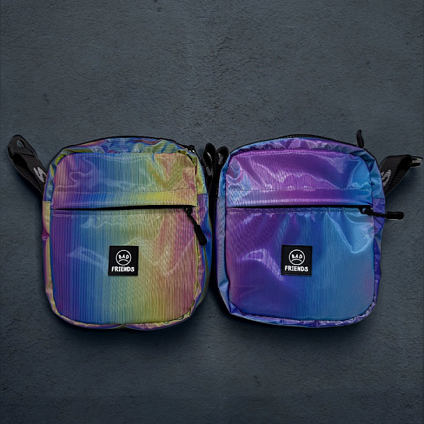 Сумка THE BAD FRIENDS Shoulder bag m black sling эко кожа раудга