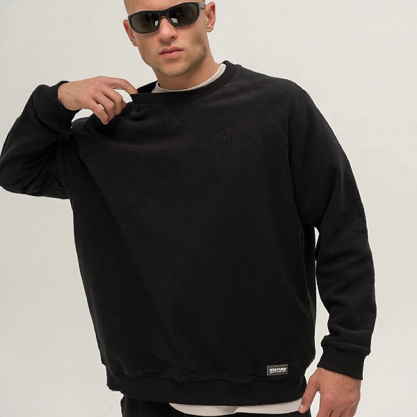 Толстовка KUL'TURA "FLEECE" черный