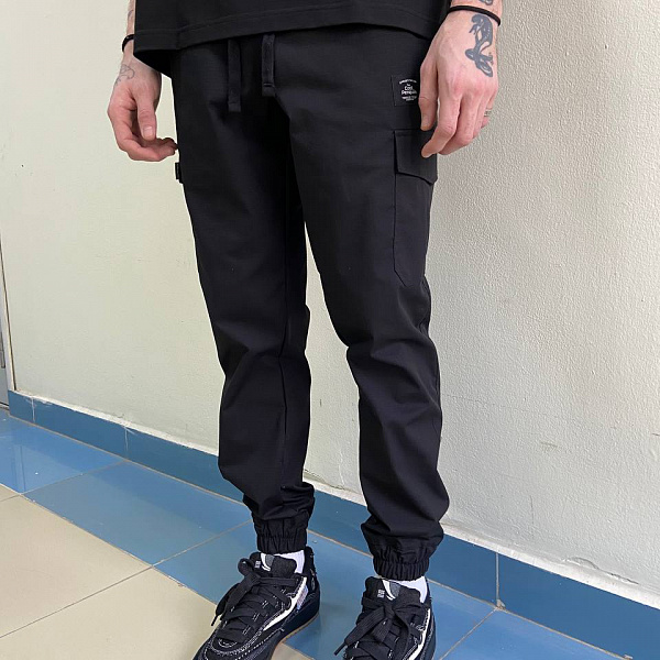 Джоггеры COOL PENGUIN Black Ripstop Lycra