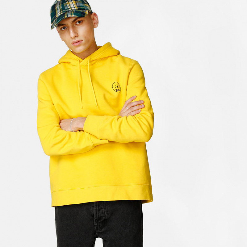 Толстовка с капюшоном Мужская Cheap Monday Worth hood Tiny skull SOLARYLW