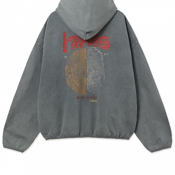Худи HIKES Fingerprint Hood GREY