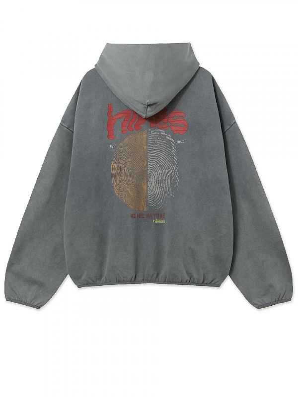 Худи HIKES Fingerprint Hood GREY
