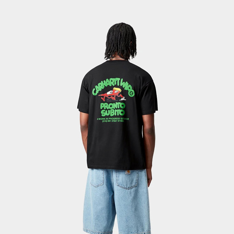 Футболка CARHARTT WIP S/S Pronto T-Shirt BLACK