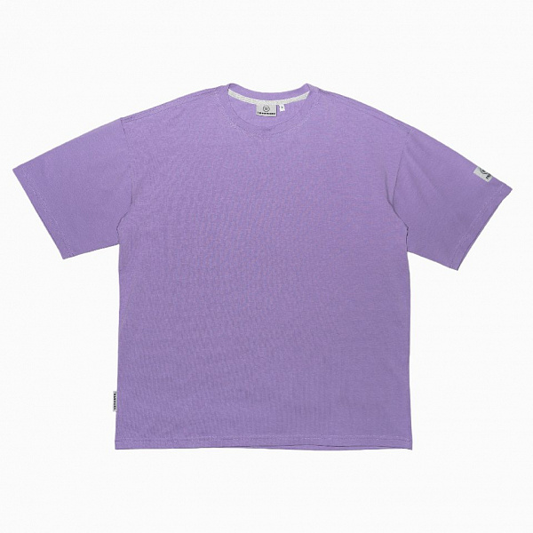 Футболка THE BAD FRIENDS Basic left sleeve logo 200гр фиолетовый