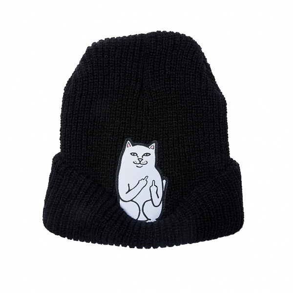 Шапка RIPNDIP Lord Nermal Beanie BLACK