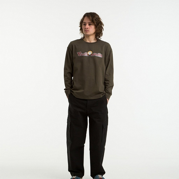 Лонгслив Postaments "Think" Khaki