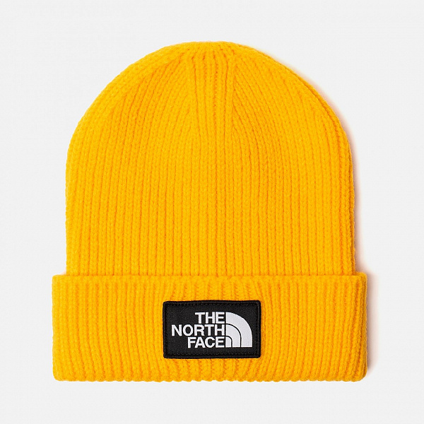 Шапка THE NORTH FACE TNF LOGO BOX CUF BNE  TNF YELLOW