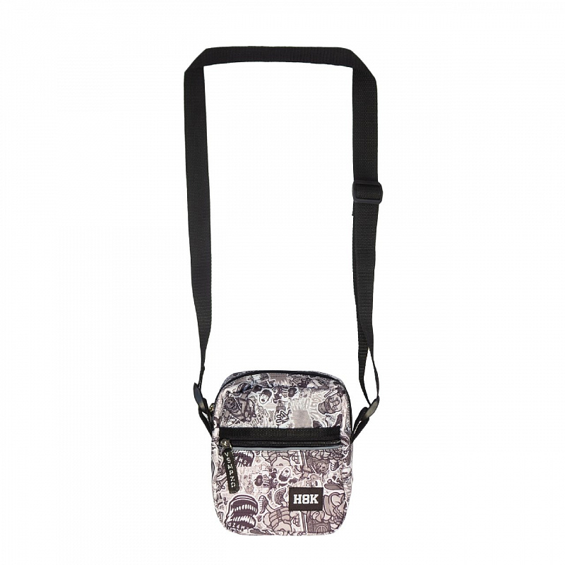 Сумка мессенджер HOOK «Стикер» Смол серый