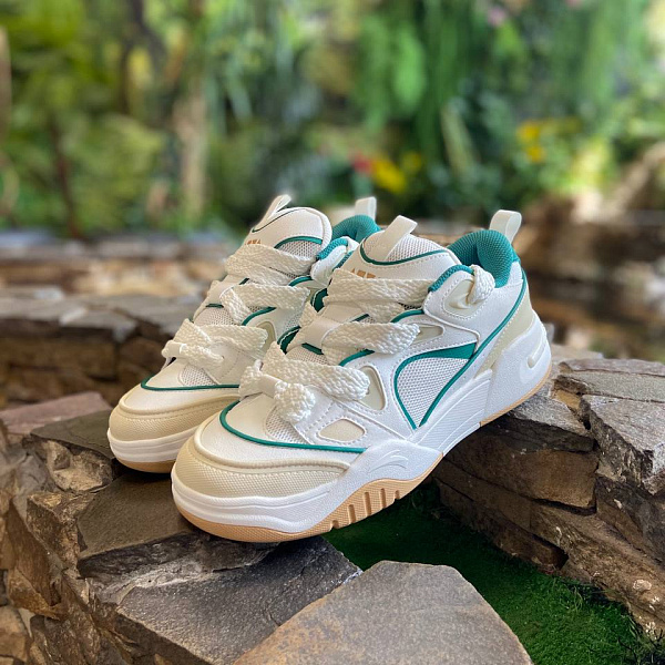 Кеды ANTA 812428061-5 Beige/Green Бежевый/Зеленый